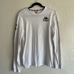 Kappa Large white long sleeve tee